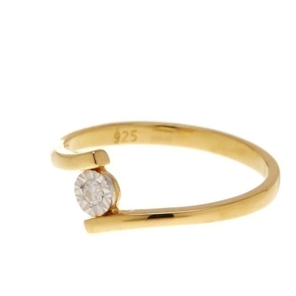 🌷NEW Authentic 14K Set 0.03 TCW Diamond Ring JA2